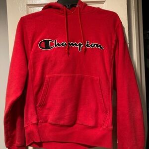 Champion Bold Red Men's Hoodie